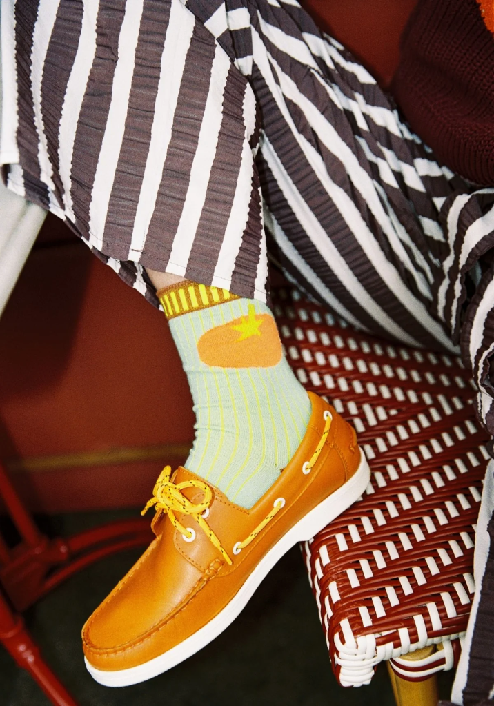 Dr Bloom - Aqua Pomo Socks 🍅🌊