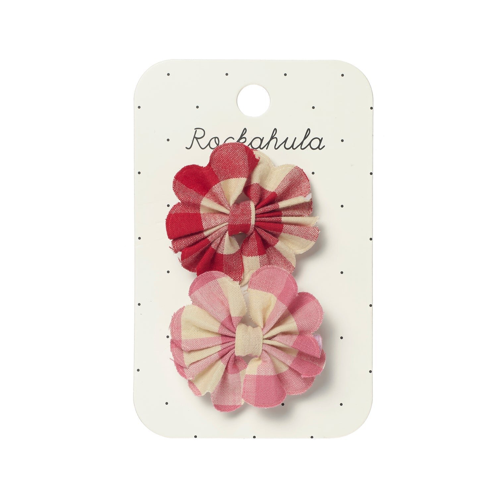 Rockahula - Scalloped Gingham Strik Clips 🎀