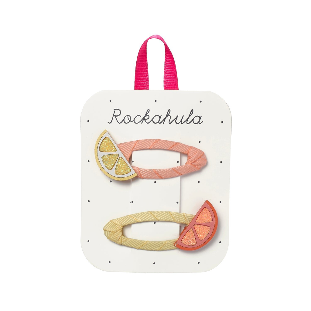 Rockahula - Citrus Slice Glitter Clips 🍋🍊