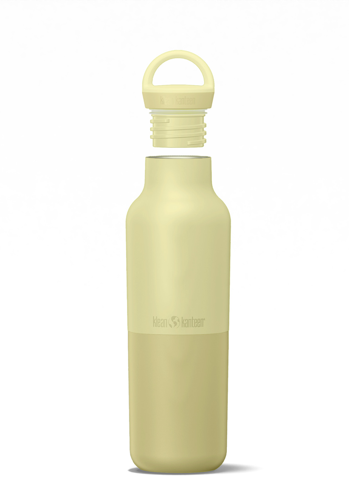 Klean Kanteen - Gele isolatiefles (591ml)