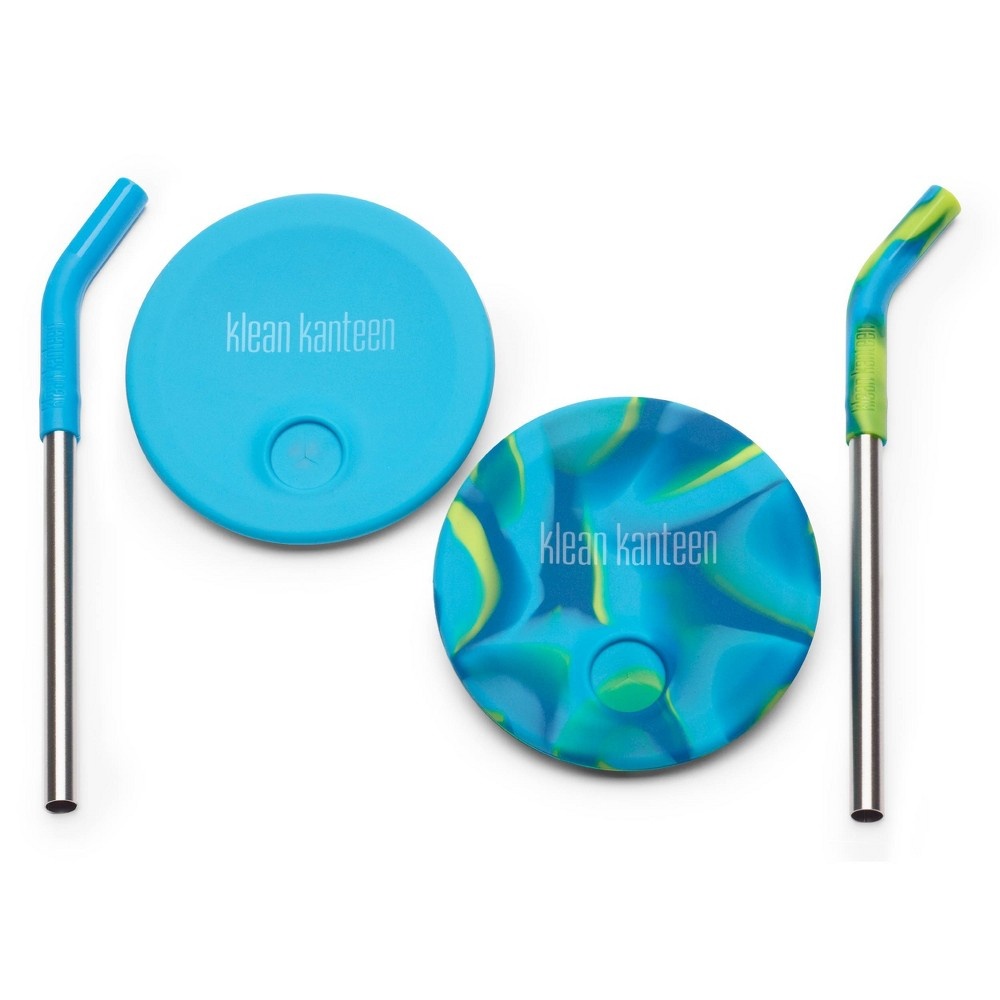 Klean Kanteen - Kid Cup Straw Lid (2-pack - blauw)