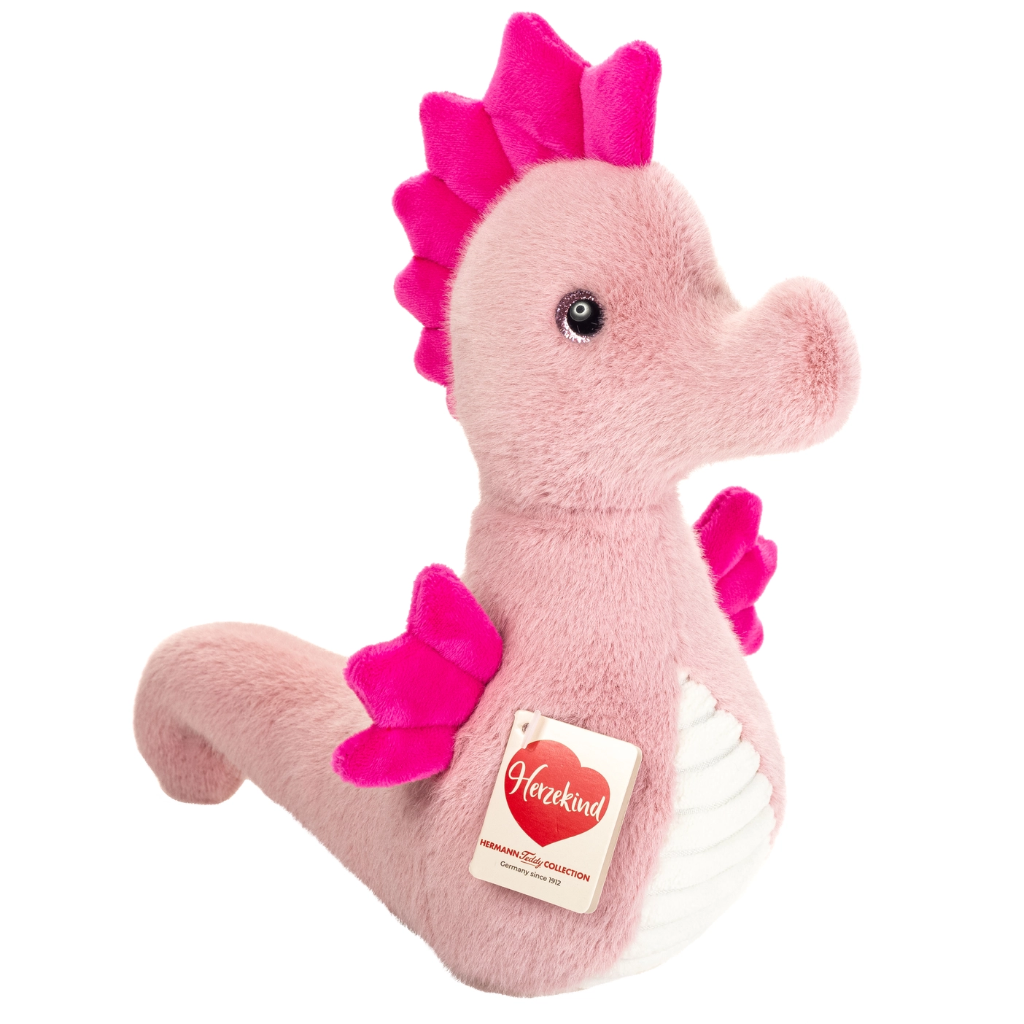 Teddy Hermann - Zeepaardje Alba Roze Pluche Knuffel 23 cm