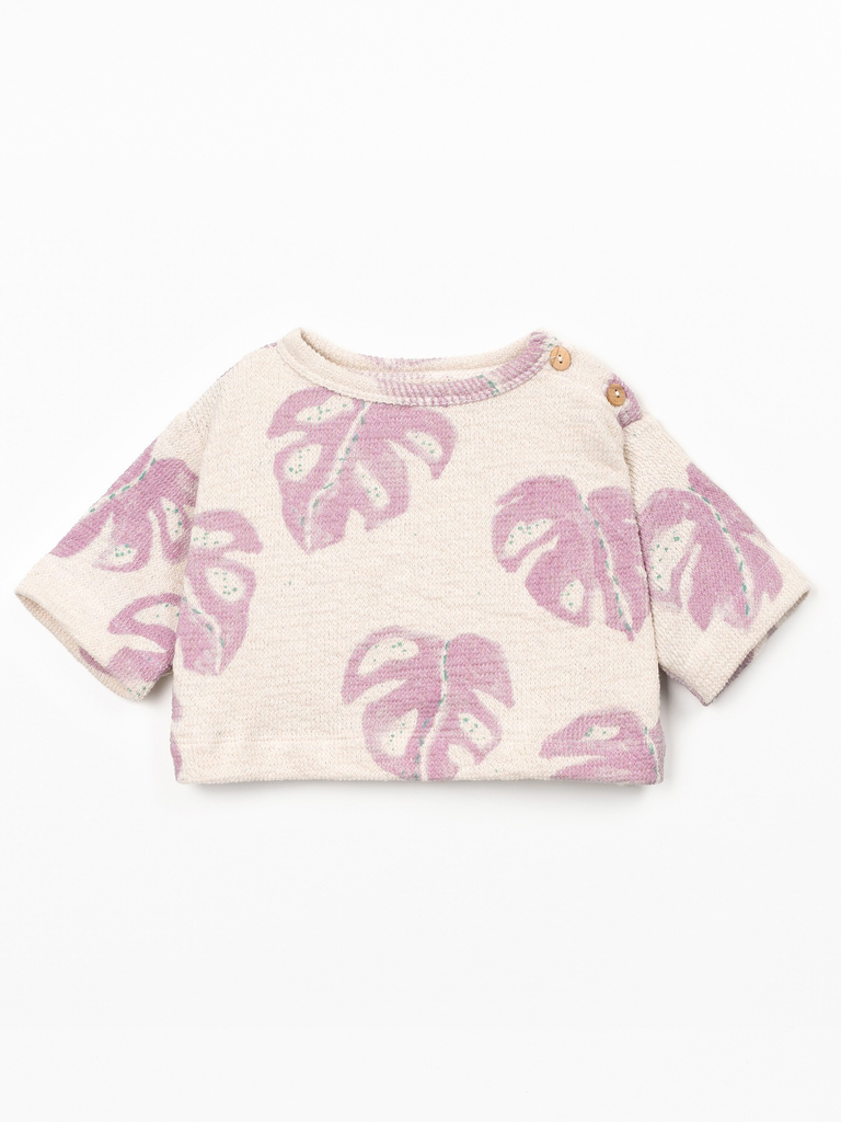 Play Up - Monstera printed t-shirt (36 maand)