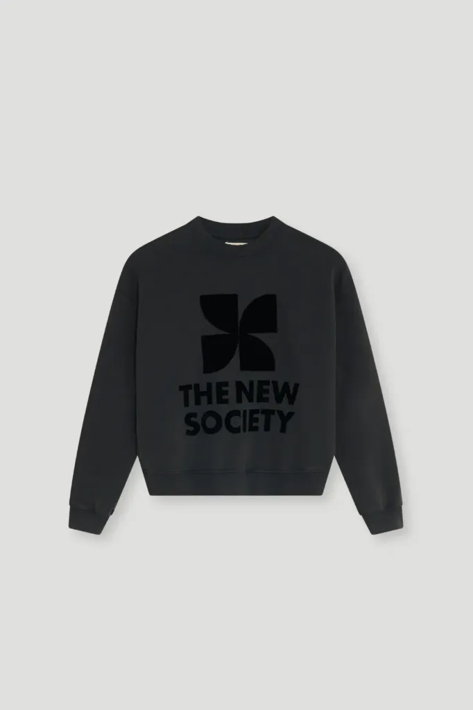 The New Society – TNS Logo Teen Sweatshirt Moonless Night