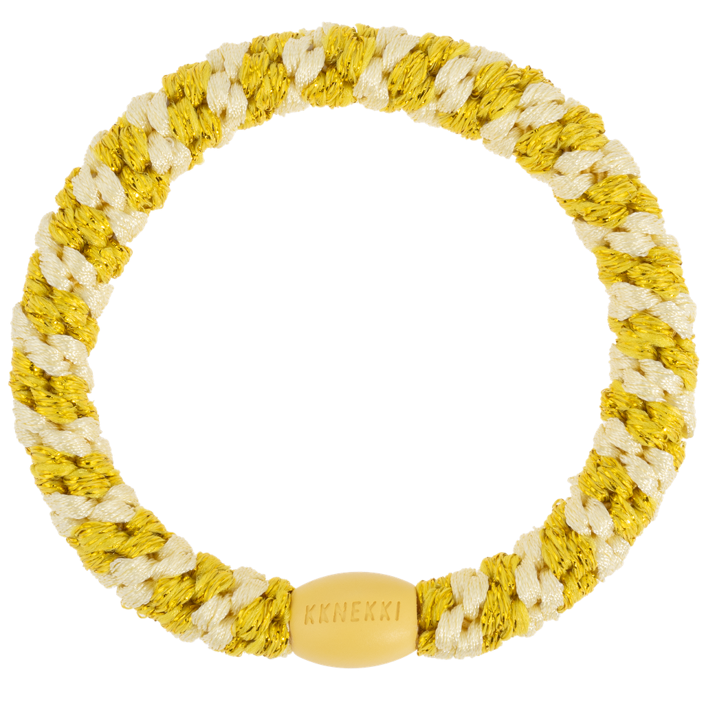 Kknekki – Light Yellow Sun Glitter Stripe