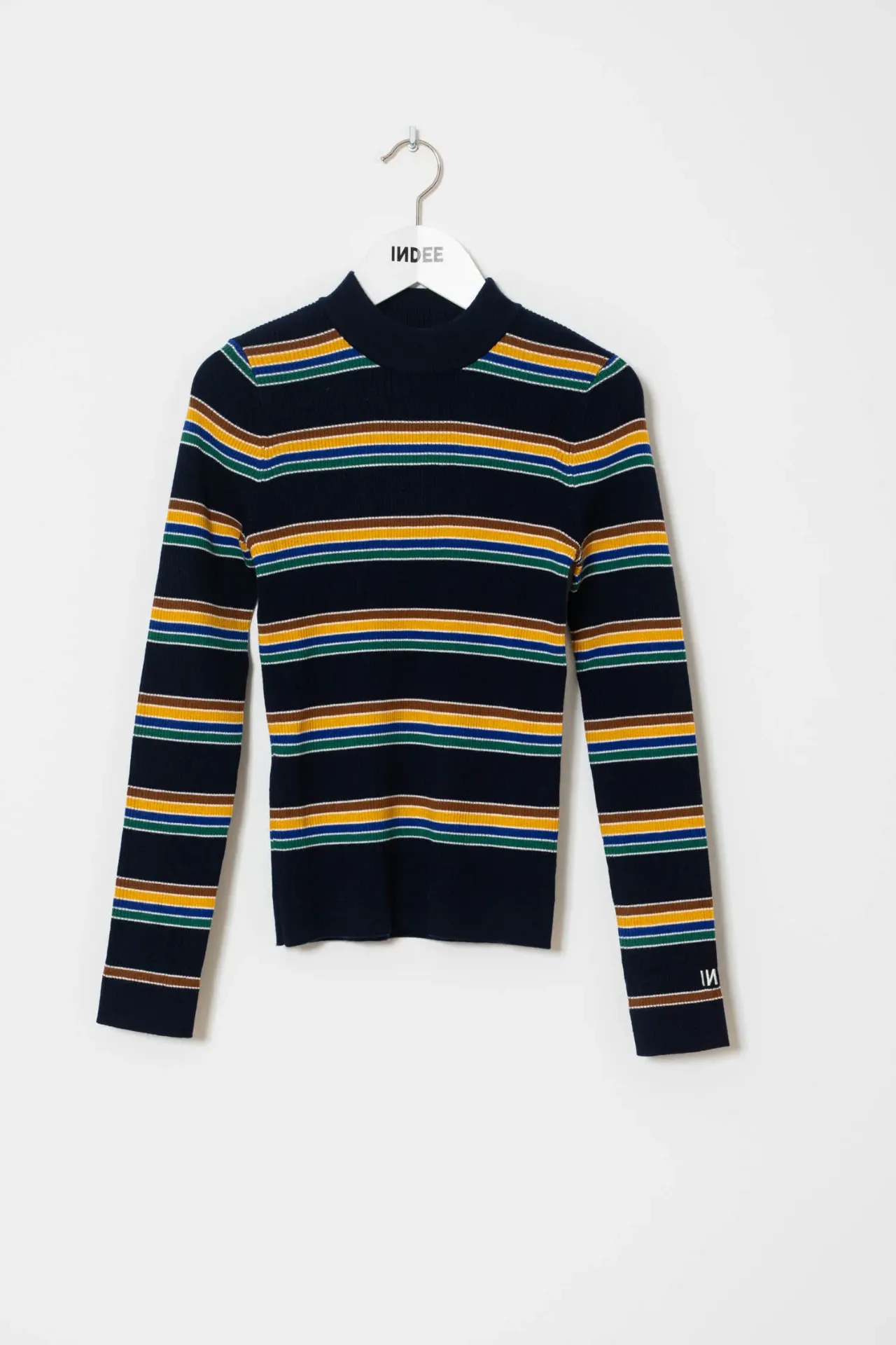 Indee - Wimbledon high neck striped pullover