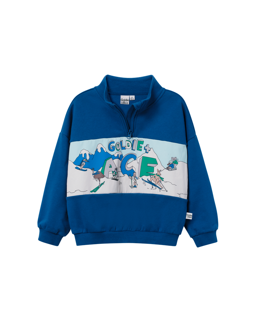 Goldie + Ace – Quarter Zip Alpine Sweatshirt