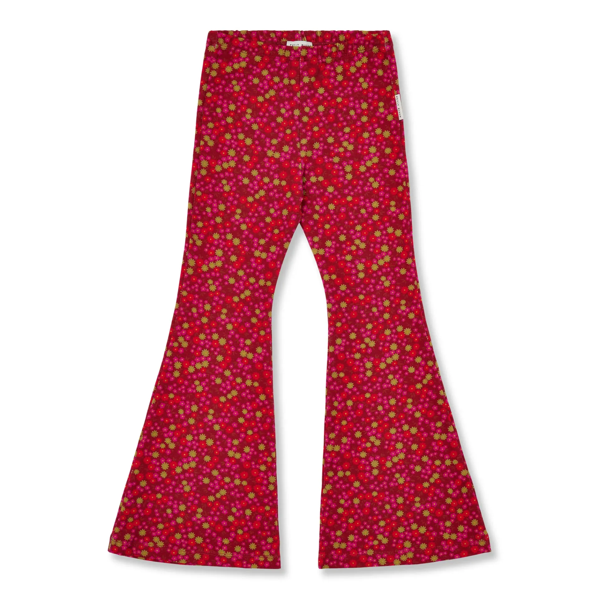 Petit Blush – Bowie Flared Pants Winter Flower AOP