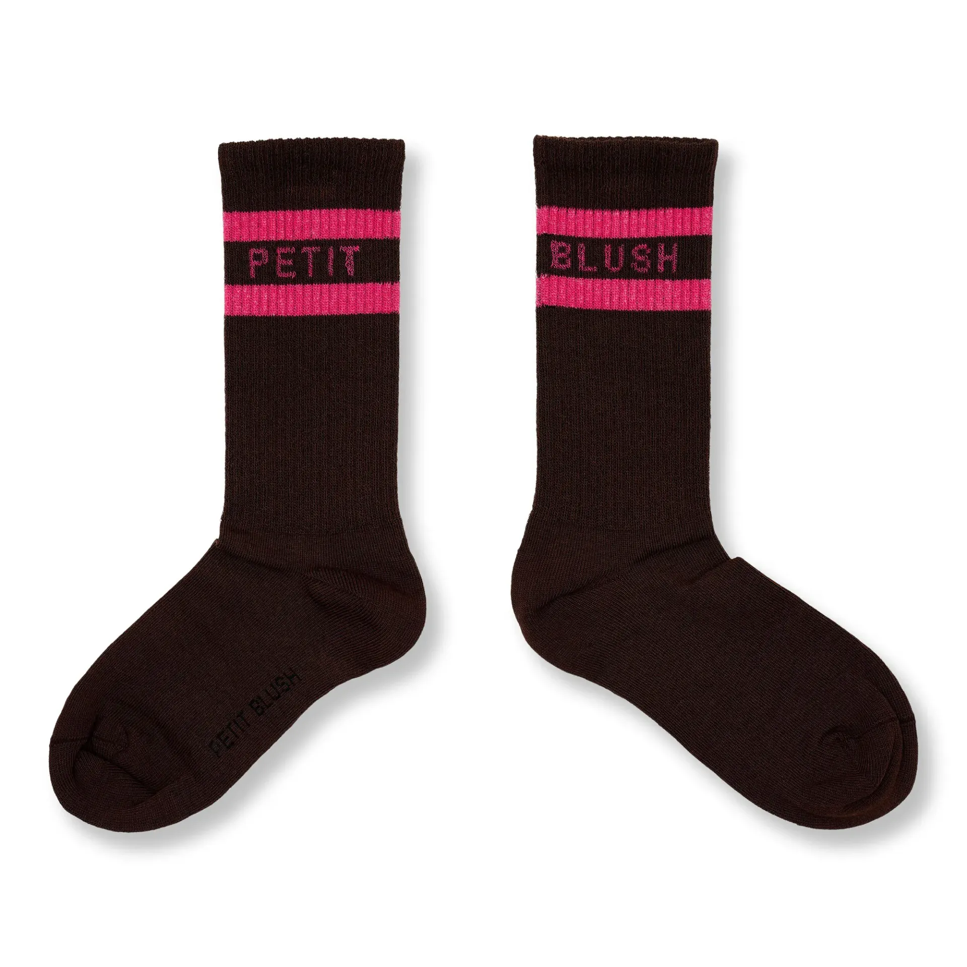 Petit Blush – Sport Socks Brown/Pink (2 jaar)