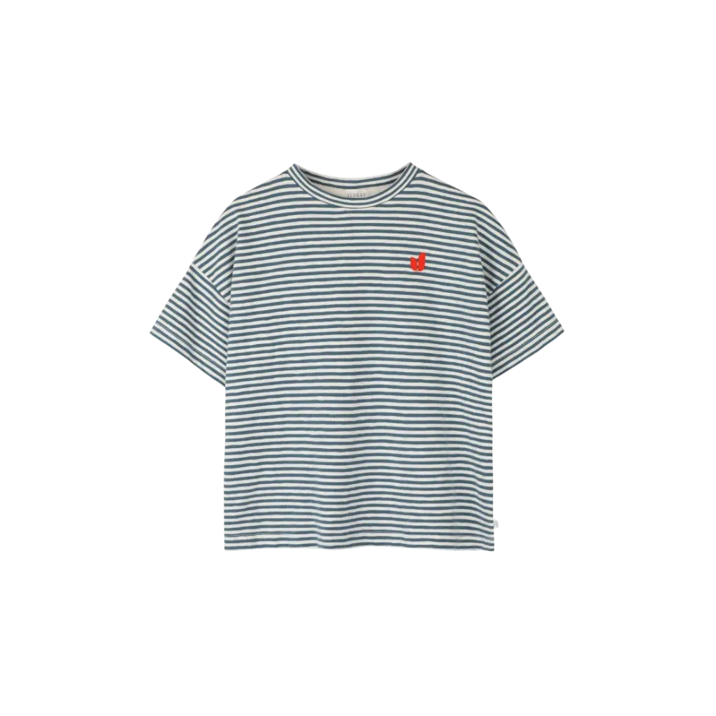 Jenest – Bruun Oversized T-Shirt Fondant Brown / Cloud Blue