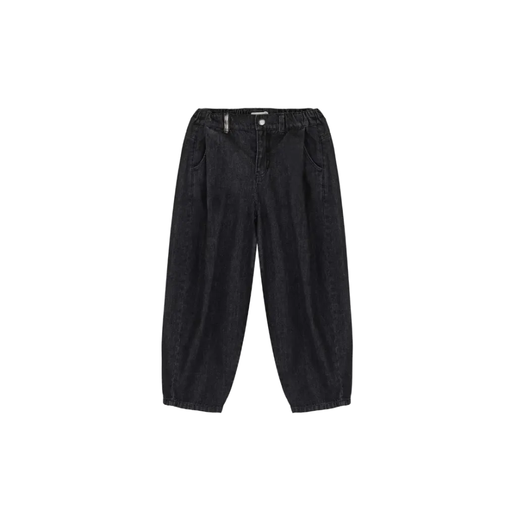Jenest – Robin Balloon Denim Pants Vintage Black