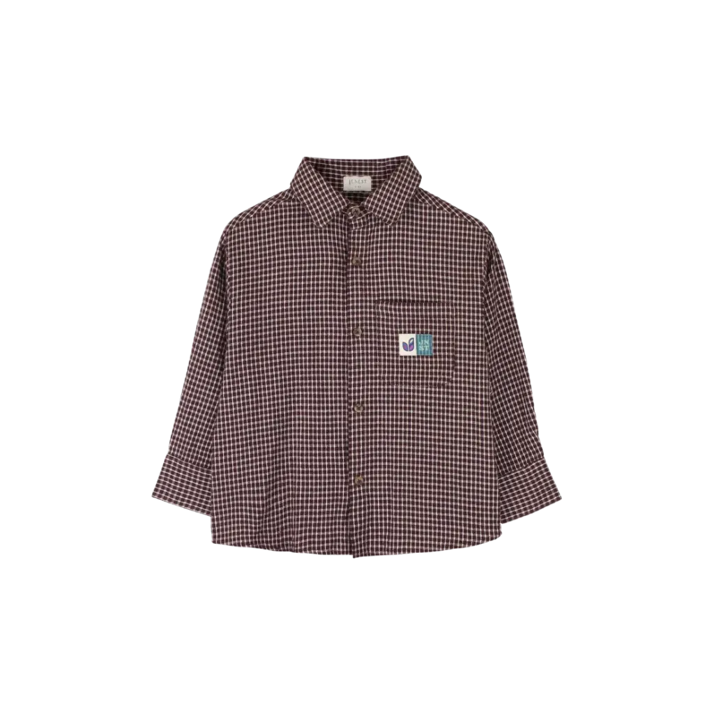 Jenest – Scott Shirt Cherry Bordeaux Vintage Rose