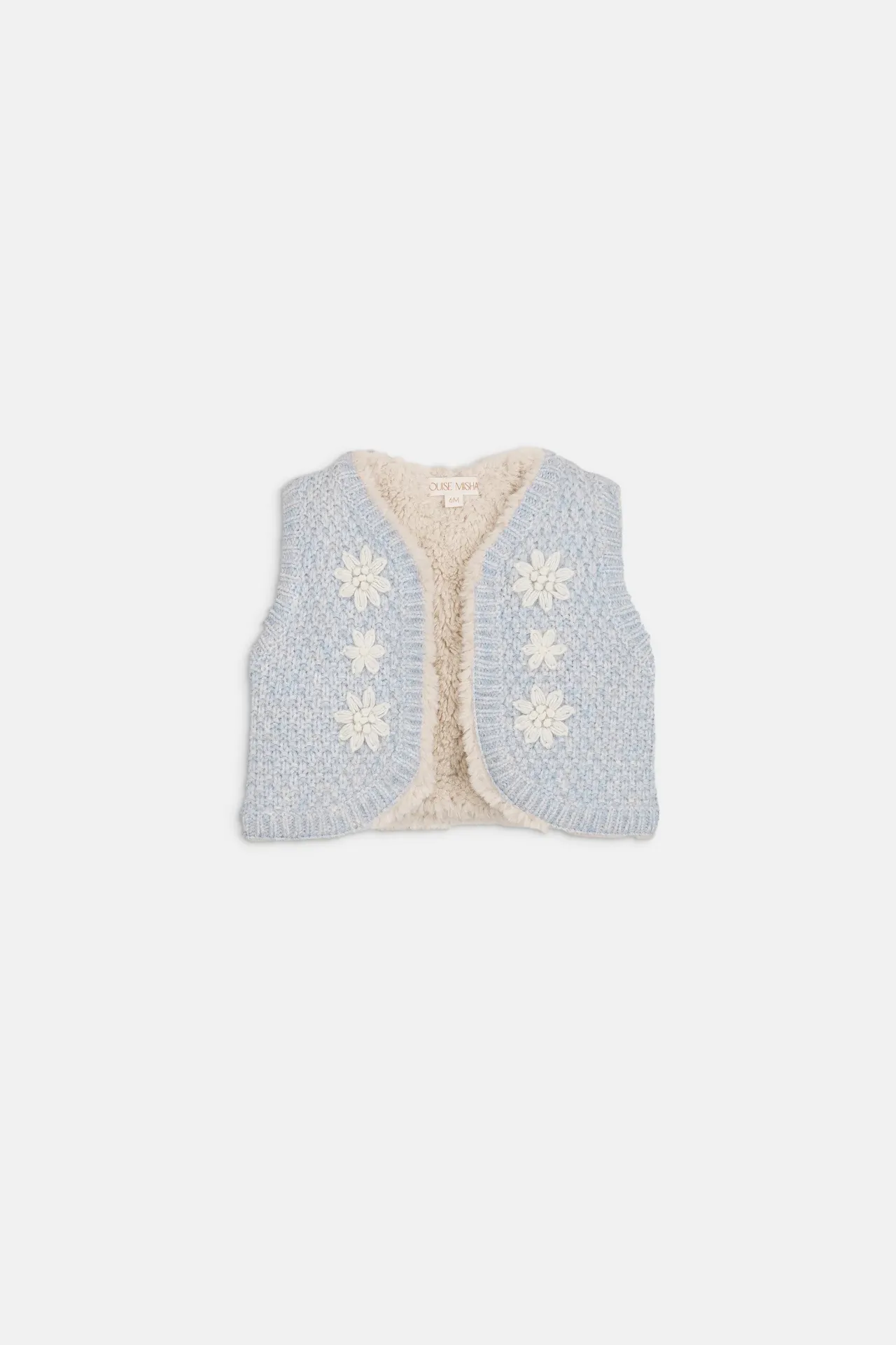 Louise Misha - Yolette Vest (Cloud) (6 maand)