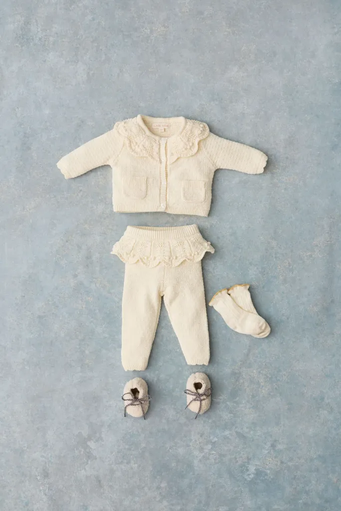 Louise Misha - Williane Set (Cream) (3 maand)