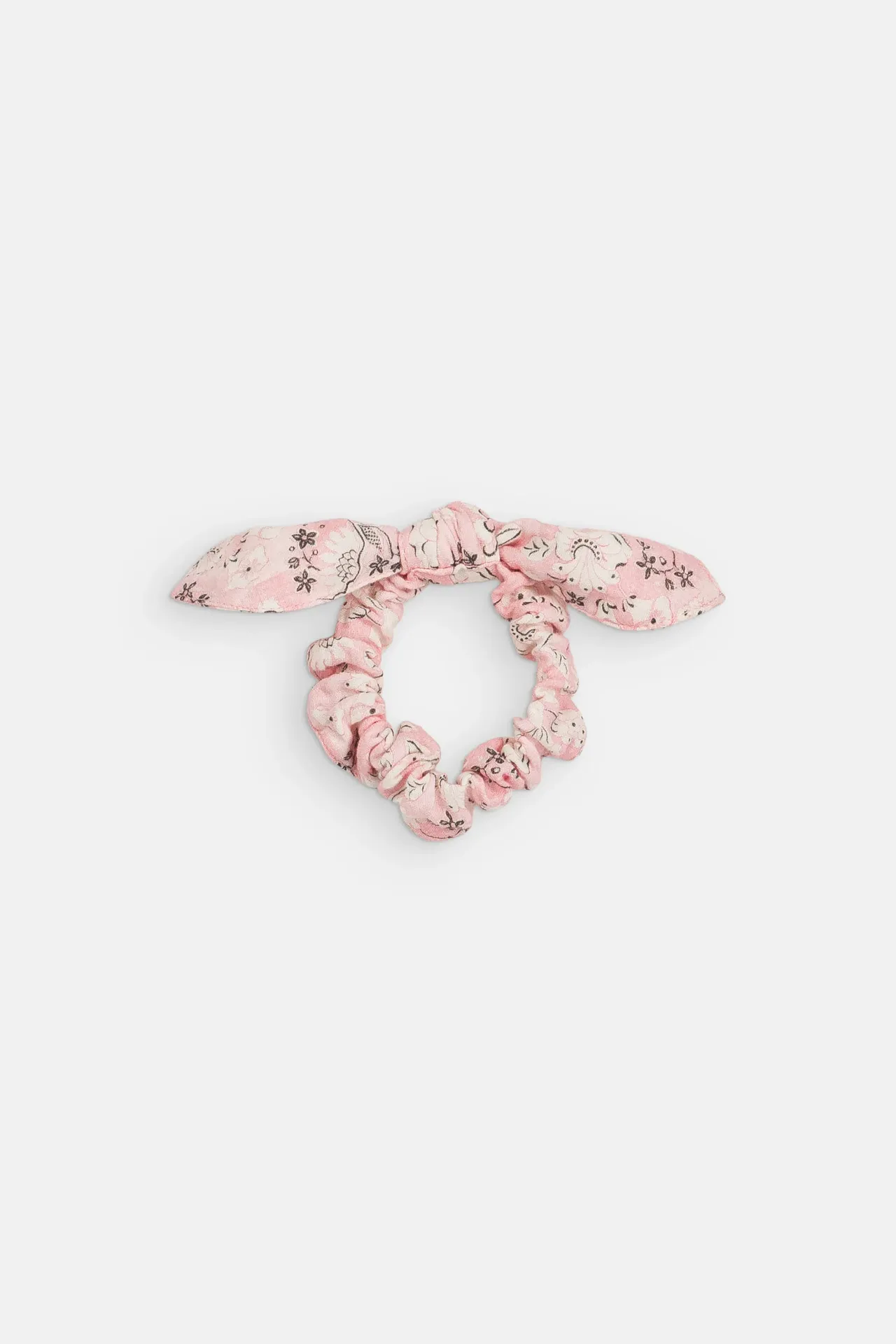 Louise Misha - Chloé Scrunchie (Pink Linden Blossom)