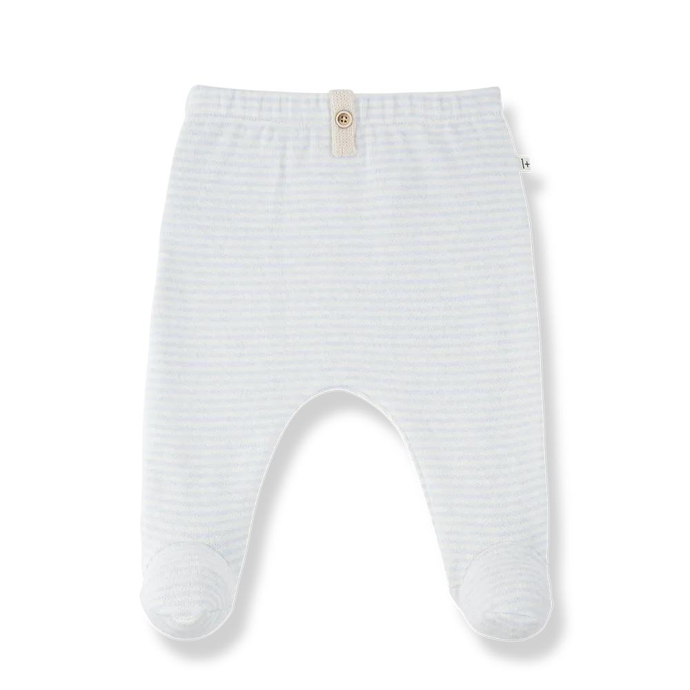 1+ in the family - Arras Legging met Voetjes (Ciel)