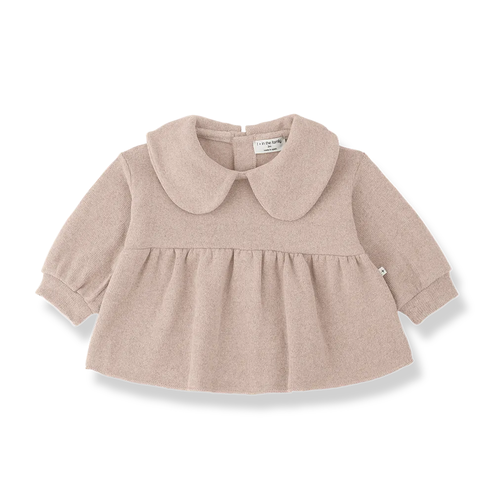 1+ in the family - Bonassola Kraagblouse (Nude)