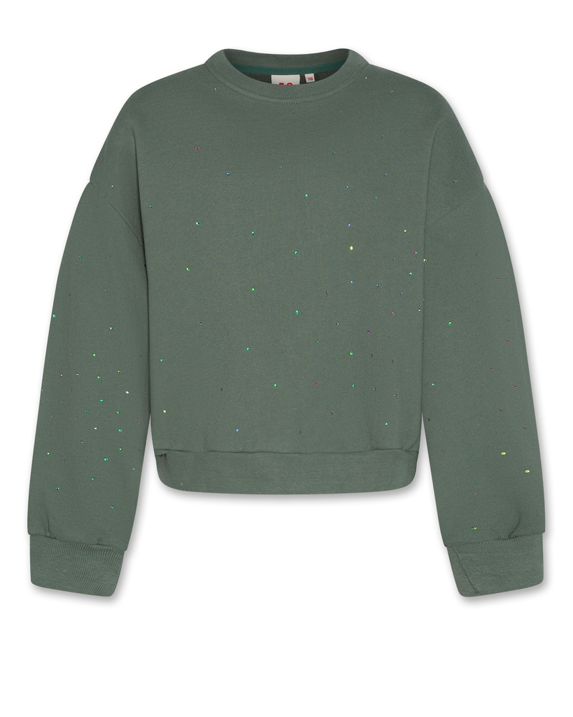 AO76 - Noemi Strass Sweater (Forest)