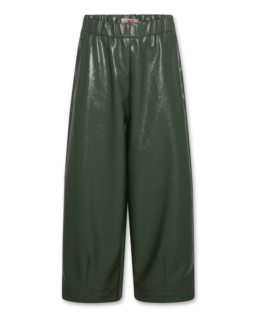 AO76 - Asa Lynn Faux Leather Broek (Thyme)