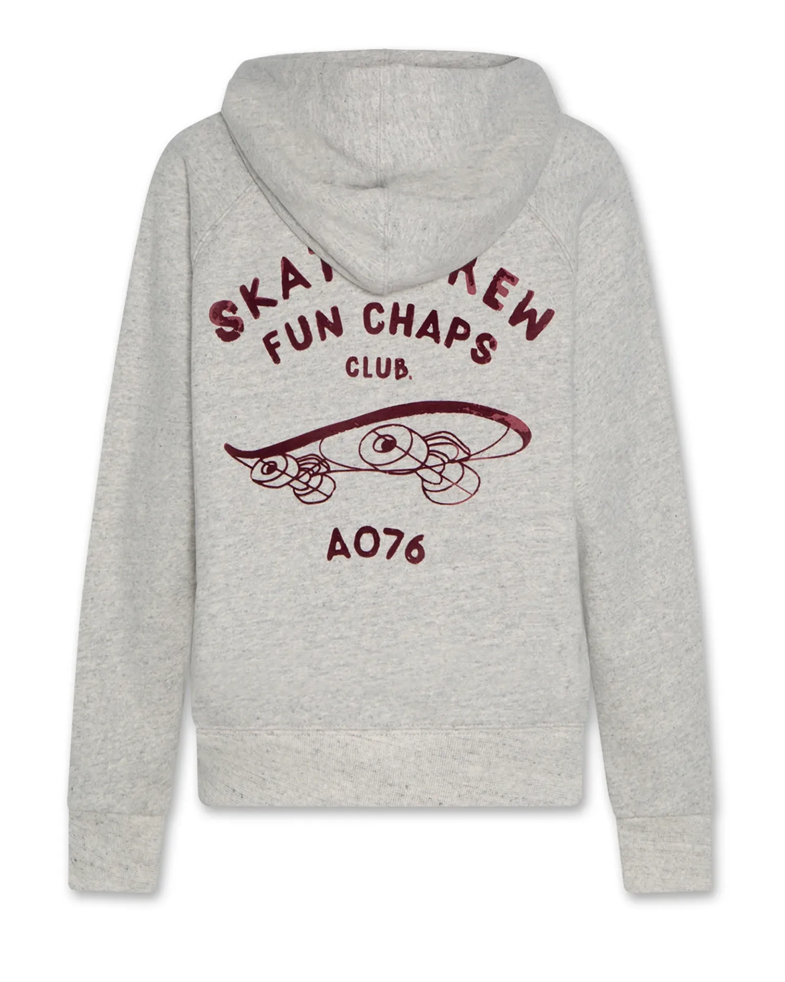 AO76 - Lenny Crew Hoodie (Grey Melange)