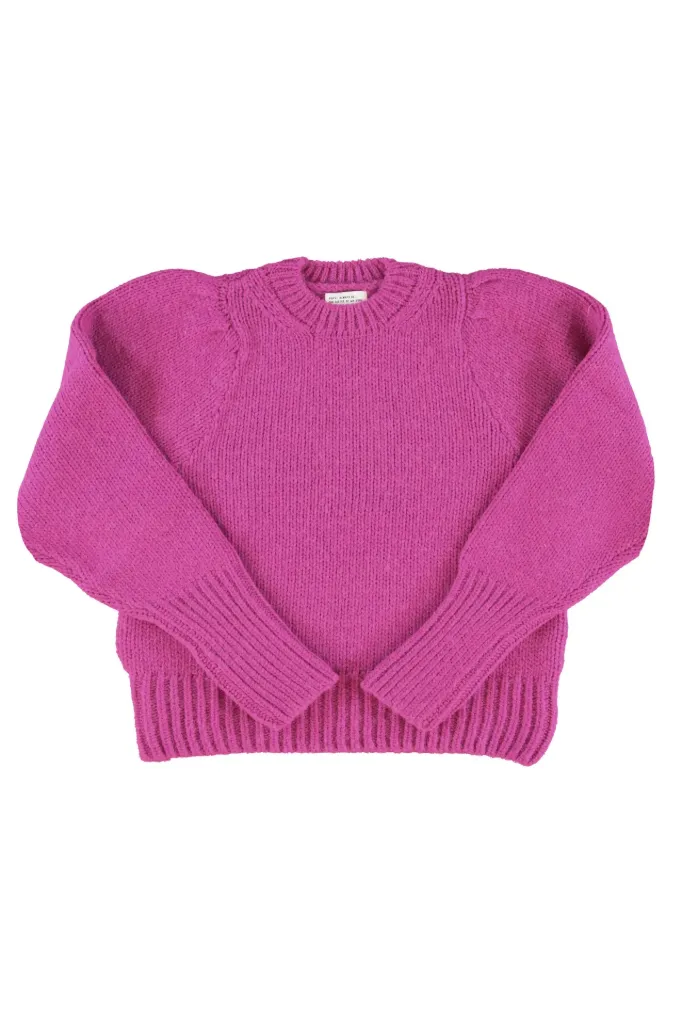 Sisters Department - Knitted Soft Sweater (Fuchsia)