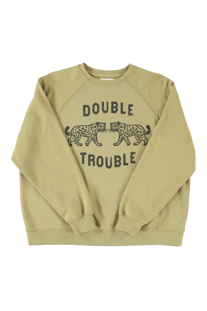 Sisters Department - Double Trouble Sweater (Khaki)