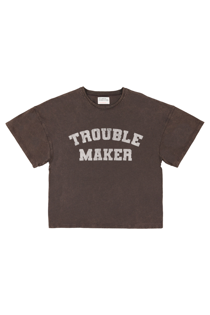 Sisters Department - Trouble Maker T-shirt (Brown)