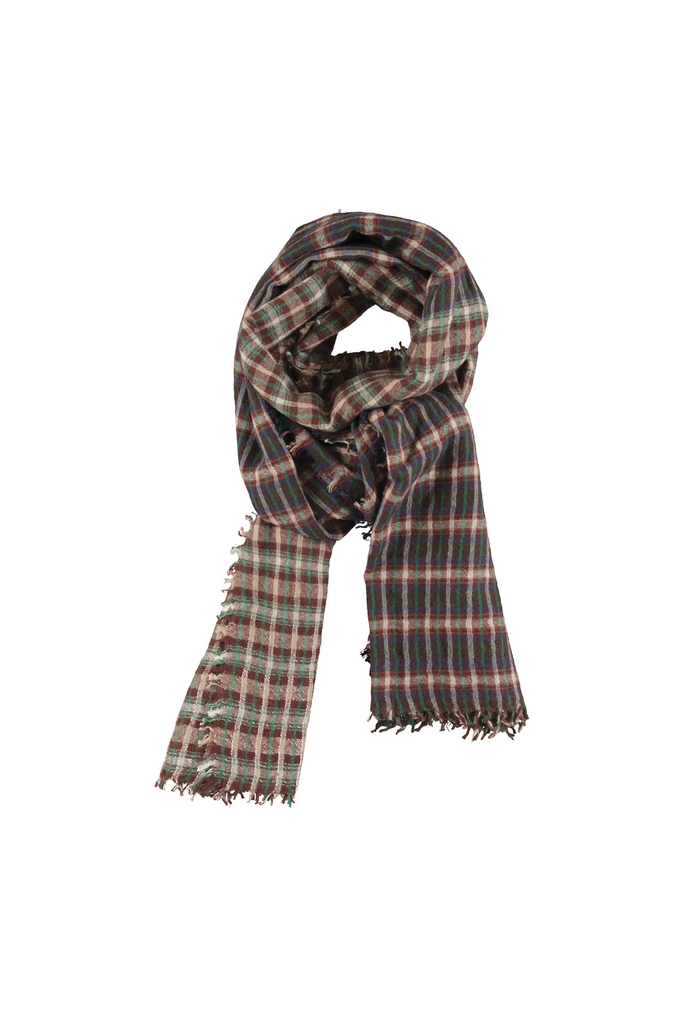 Sisters Department - Geruite Sjaal (Brown)