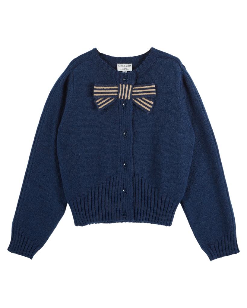Emile & Ida - Cardigan noeud (Midnight)