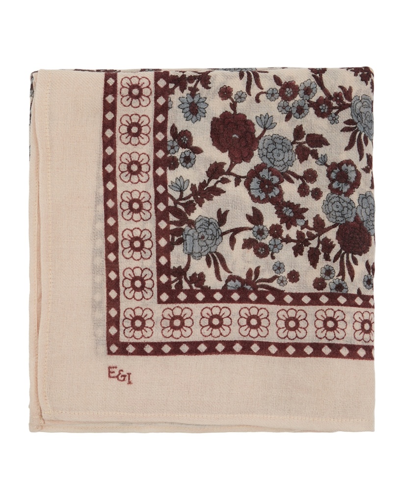 Emile & Ida - Foulard prunie 100x100 (Prunie)
