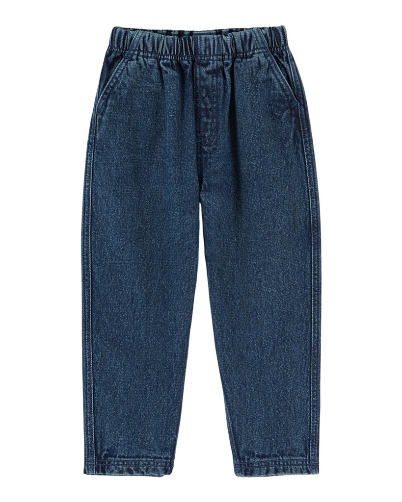 Emile & Ida - Pantalon garcon elastique (Denim)