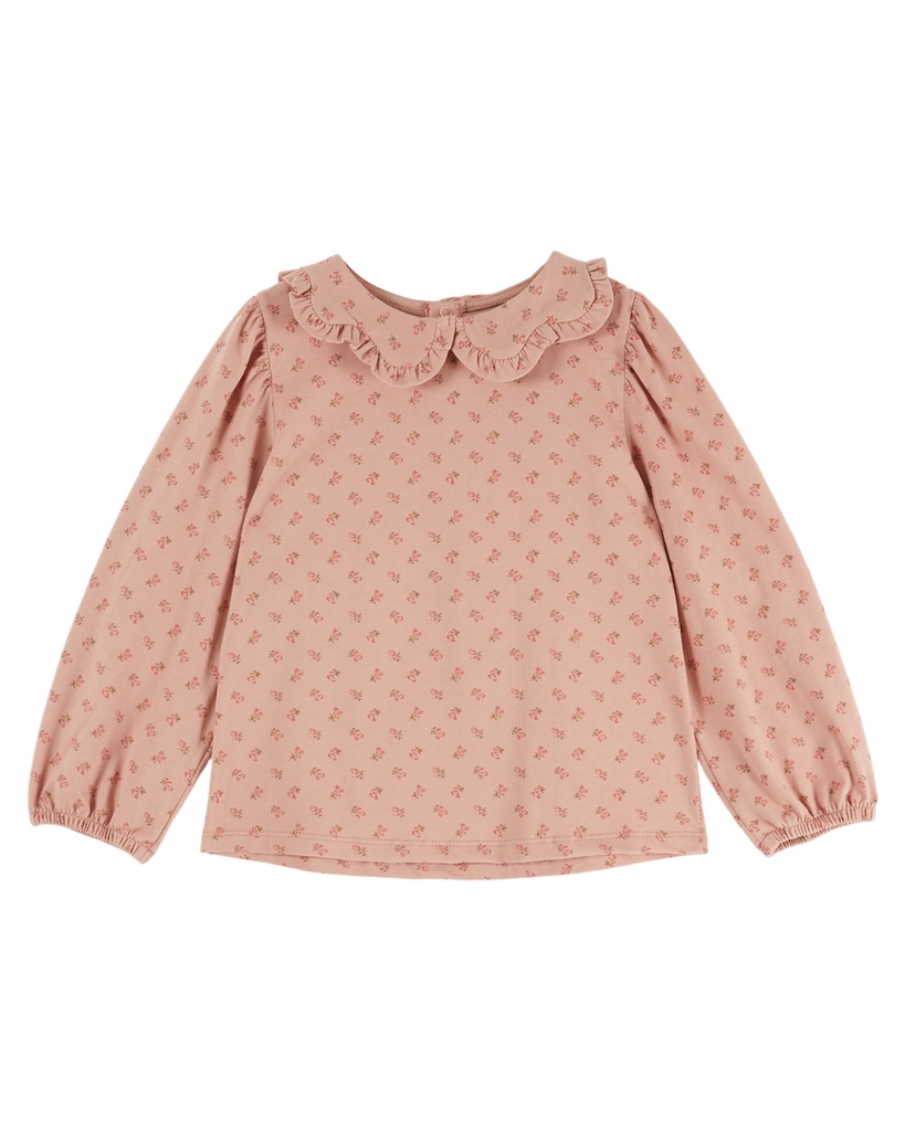 Emile & Ida - Blouse jersey imp col fleur (Marjolaine)