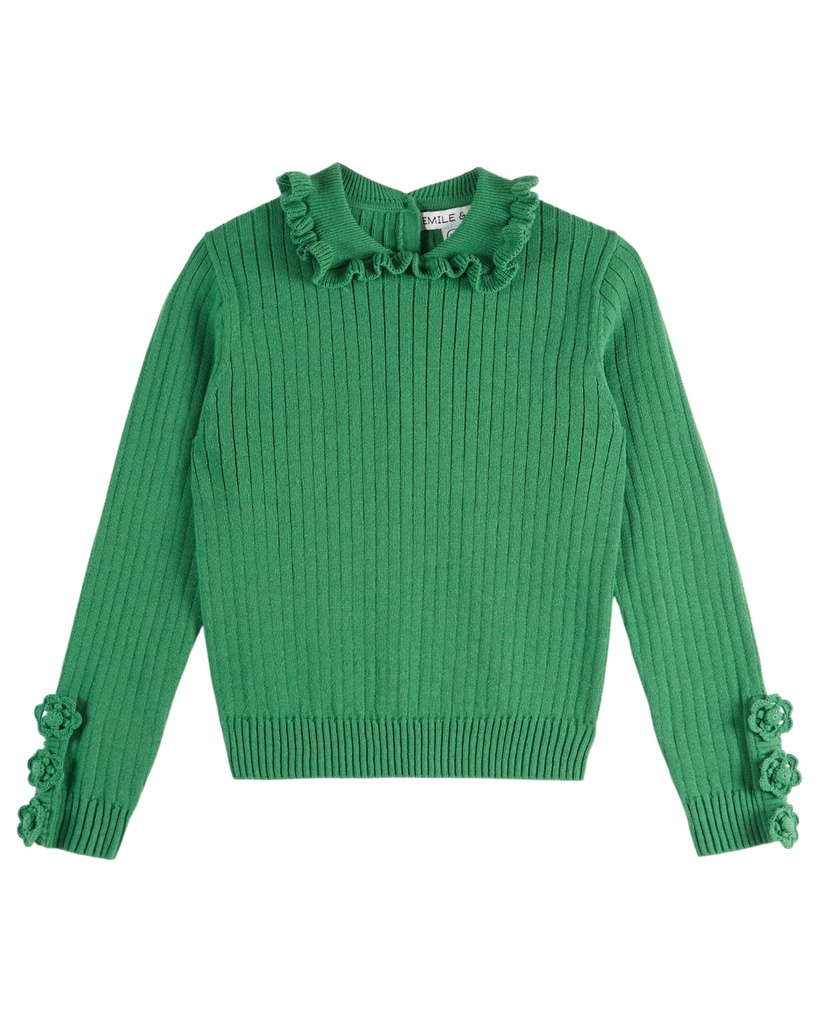 Emile & Ida - Pullover coton (Olive)