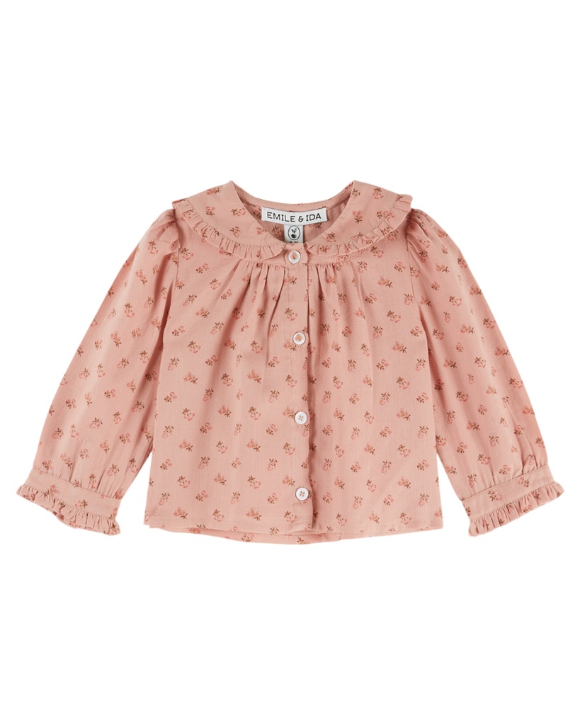 Emile & Ida - Blouse imprimee col (Rosemary)