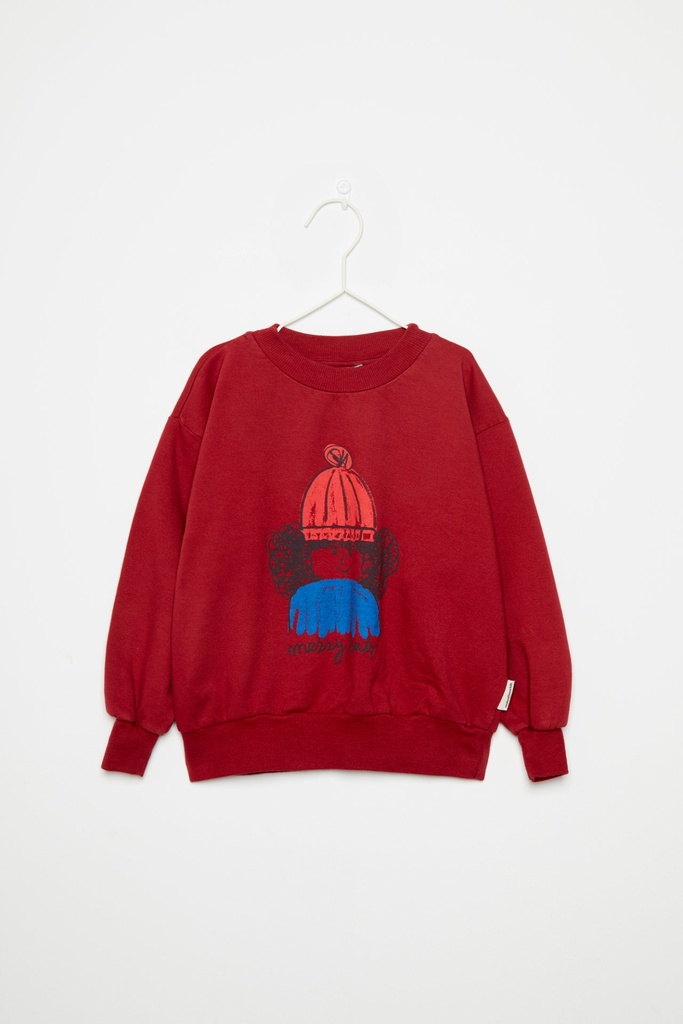 Weekend House Kids - Messy hair sweatshirt (Granate) (4 jaar)