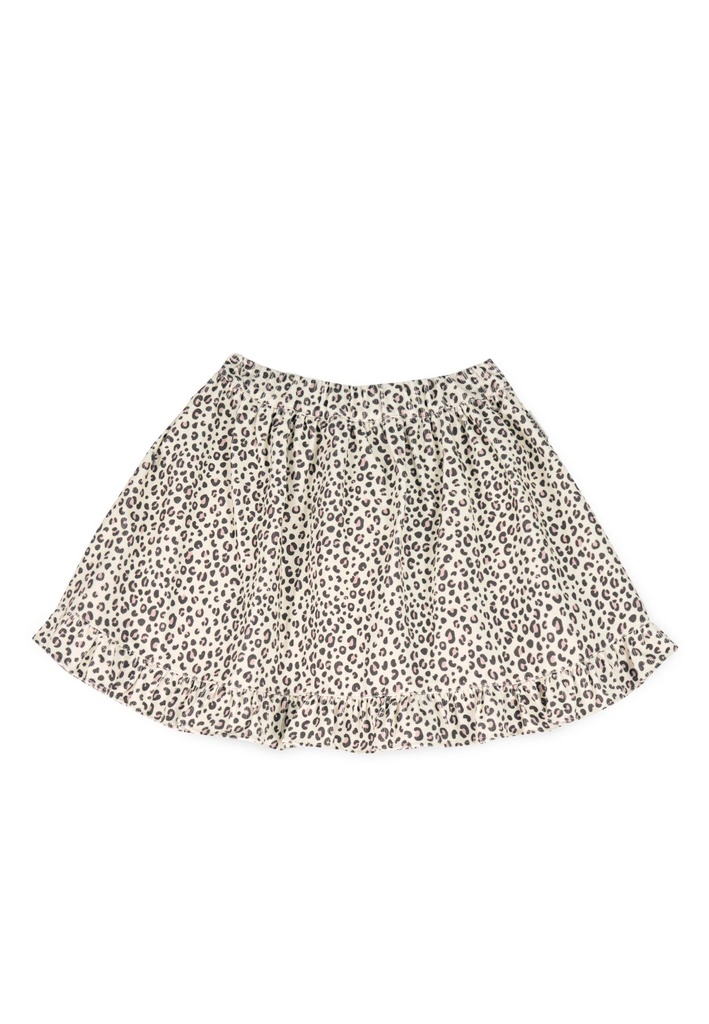 Mipounet - Chloé corduroy mini skirt - Ecru / mauve