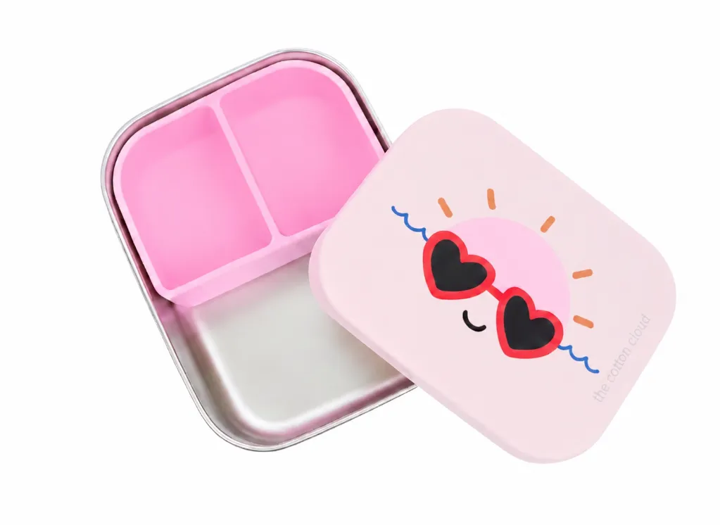 The cotton cloud - Geïsoleerde roestvrije stalen lunchbox met kat (Club soleil)