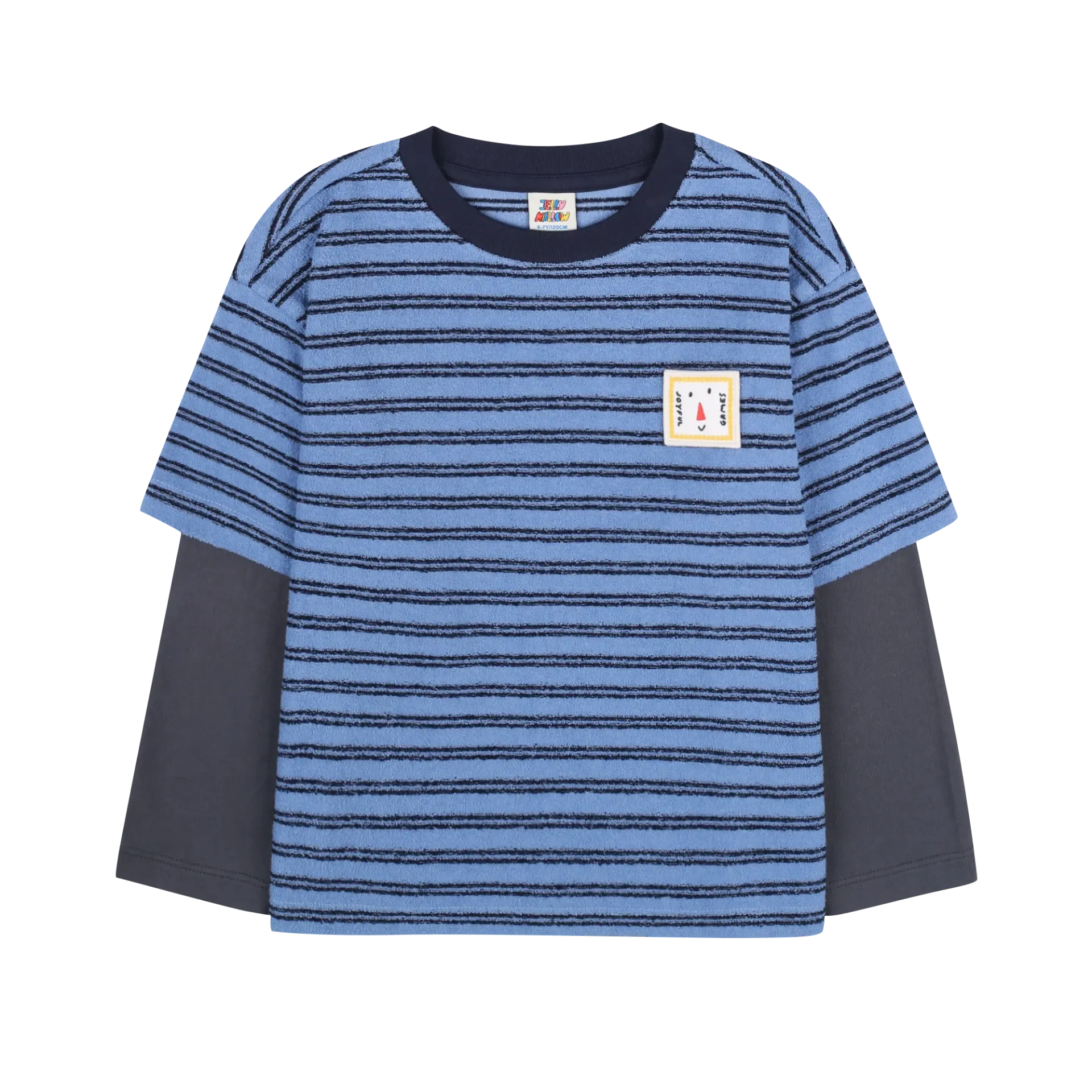 Jelly Mallow - Joyful stripe layered T-shirt (3 jaar)