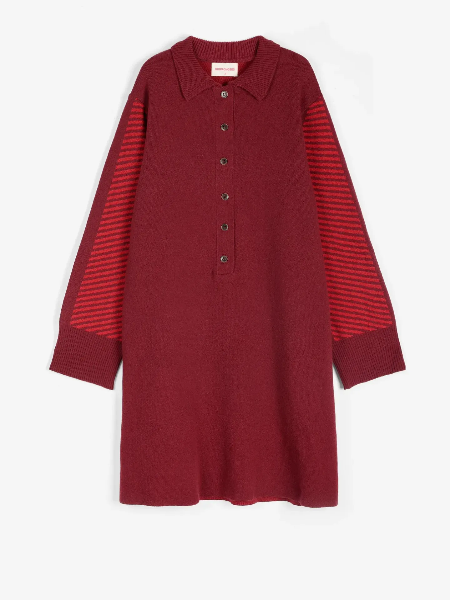 Bobo Choses - Polo wool blend knitted short dress