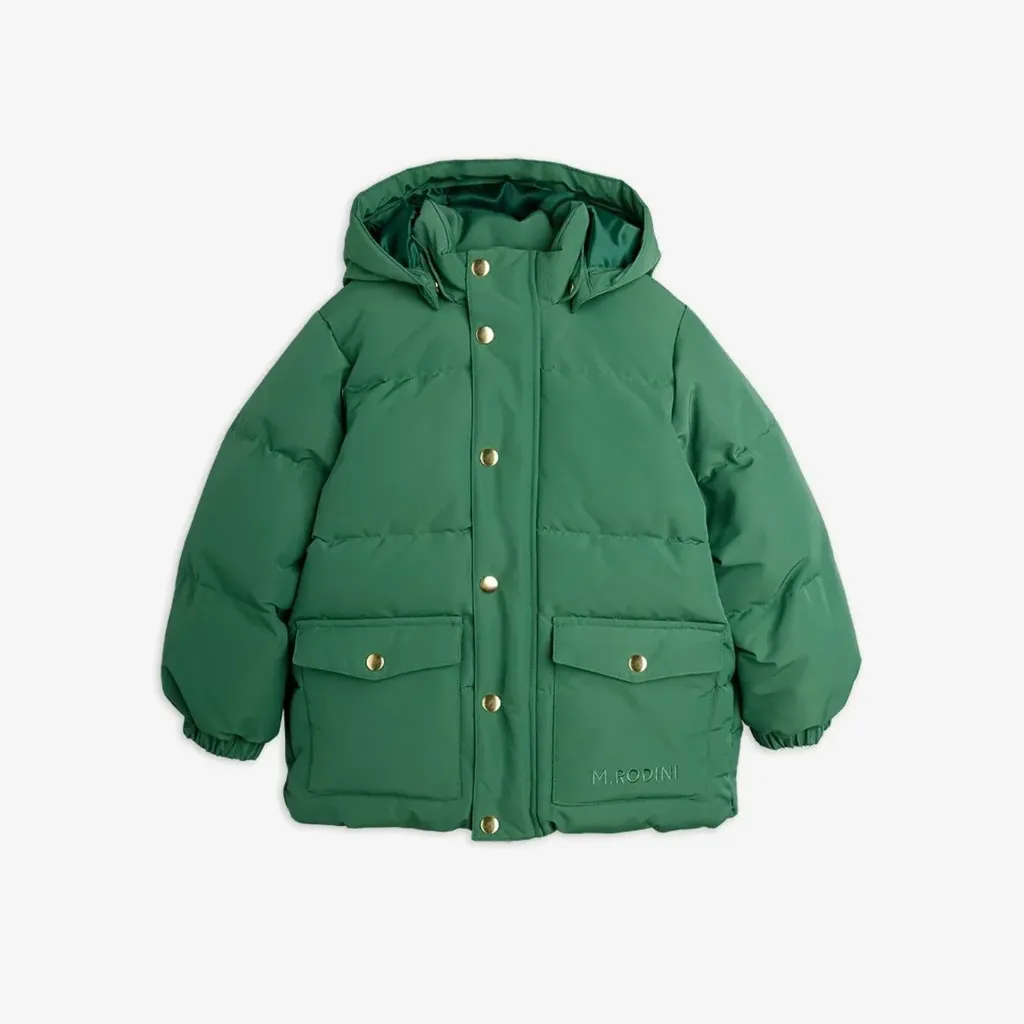 Mini Rodini - Solid heavy puffer (Green)