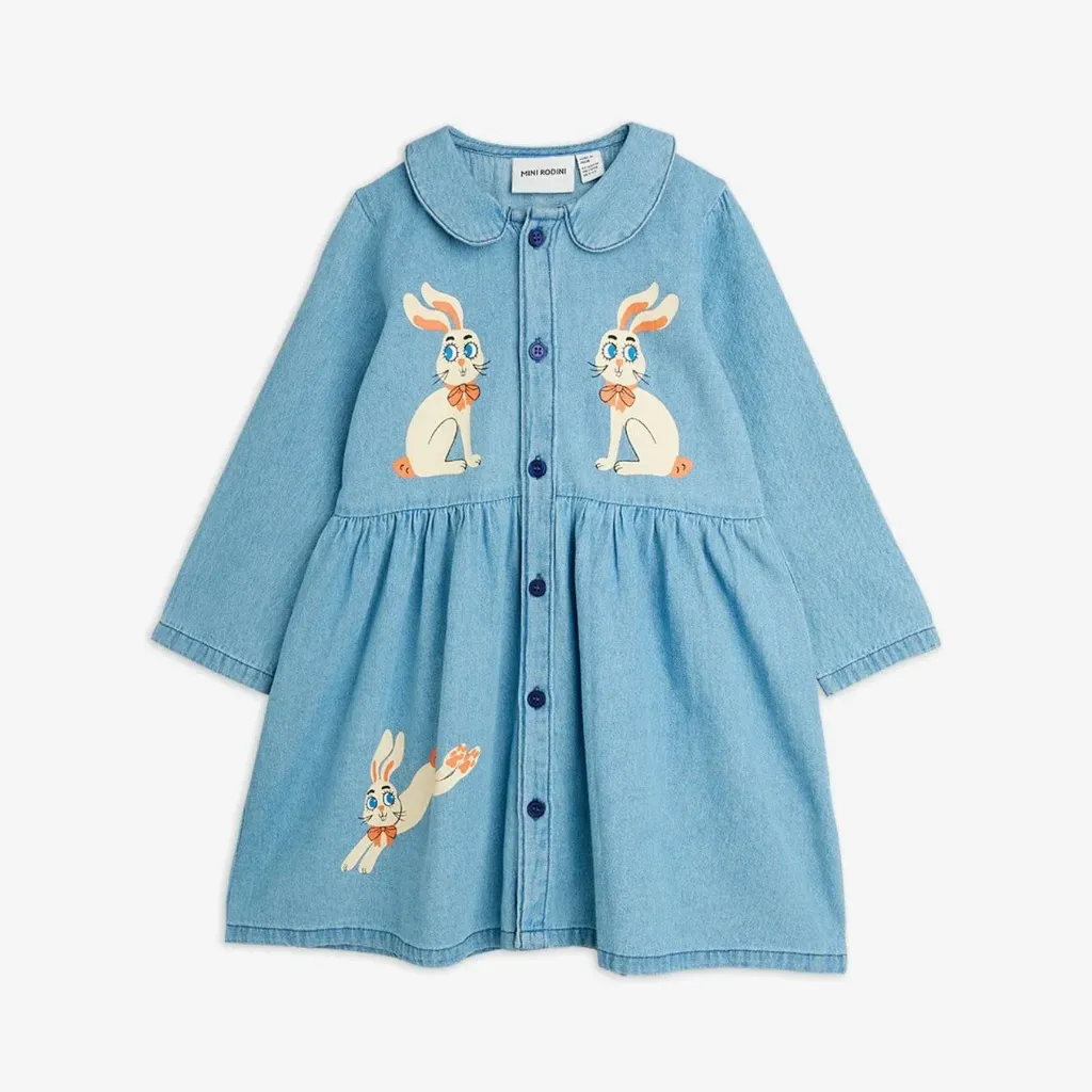 Mini Rodini – Rabbit Denim Dress