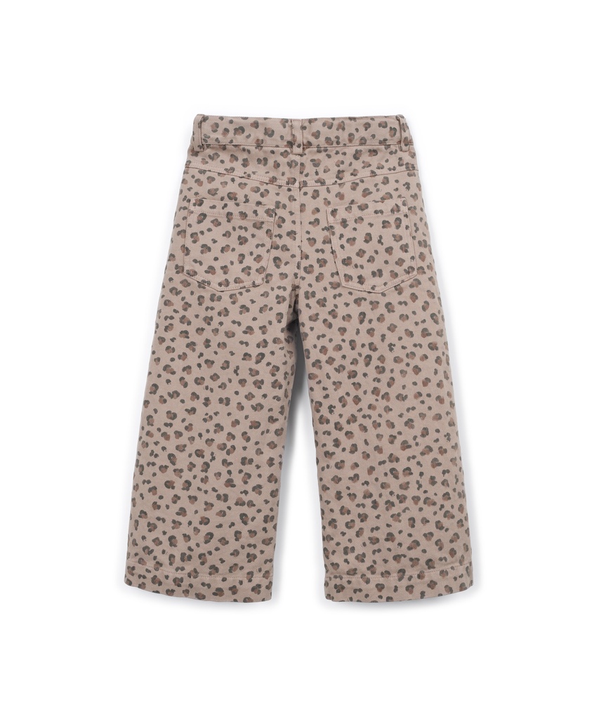 Play Up - Printed twill trousers (4AT11605_E834B)