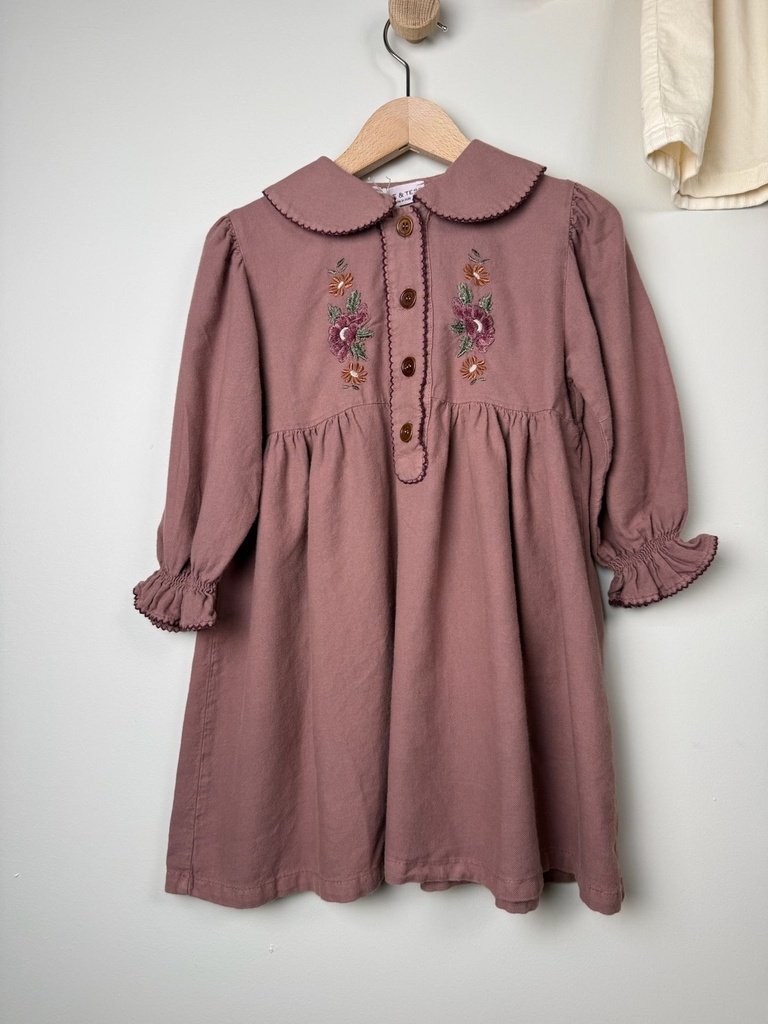 Babe&Tess - Geraldine winter dress - Malva (3 jaar)