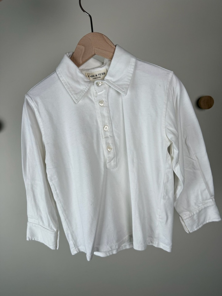 Babe&Tess - Polo boy - Off white (4 jaar)