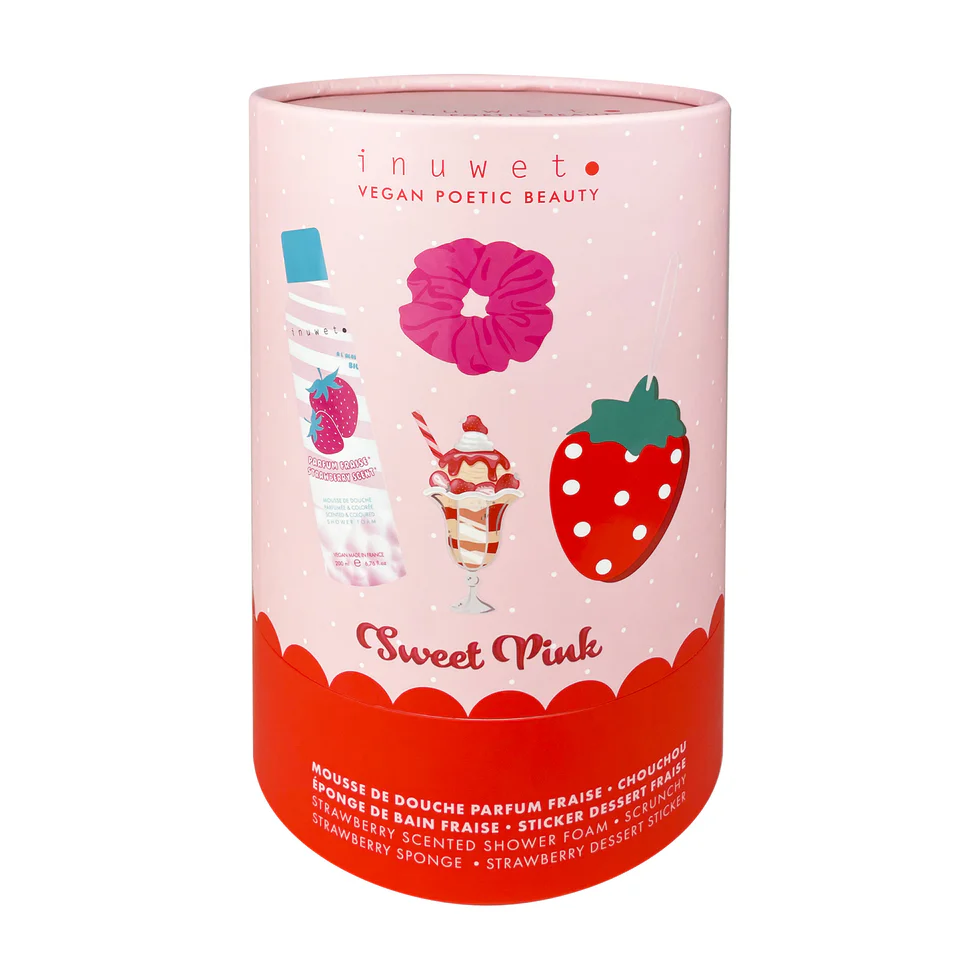 Inuwet - Sweet Pink Badset (Aardbei)