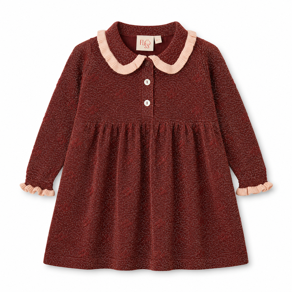 Flöss - Olive dress (2 jaar)