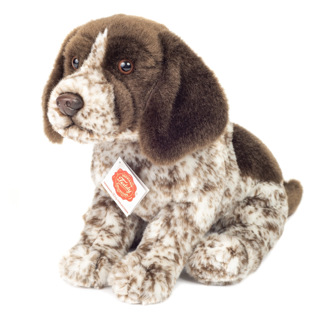 Teddy Hermann – Duitse Staande Draadhaar Puppy Knuffel (30 cm)