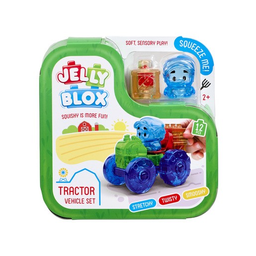 Jelly Blox - Tractor Set (12 stuks)