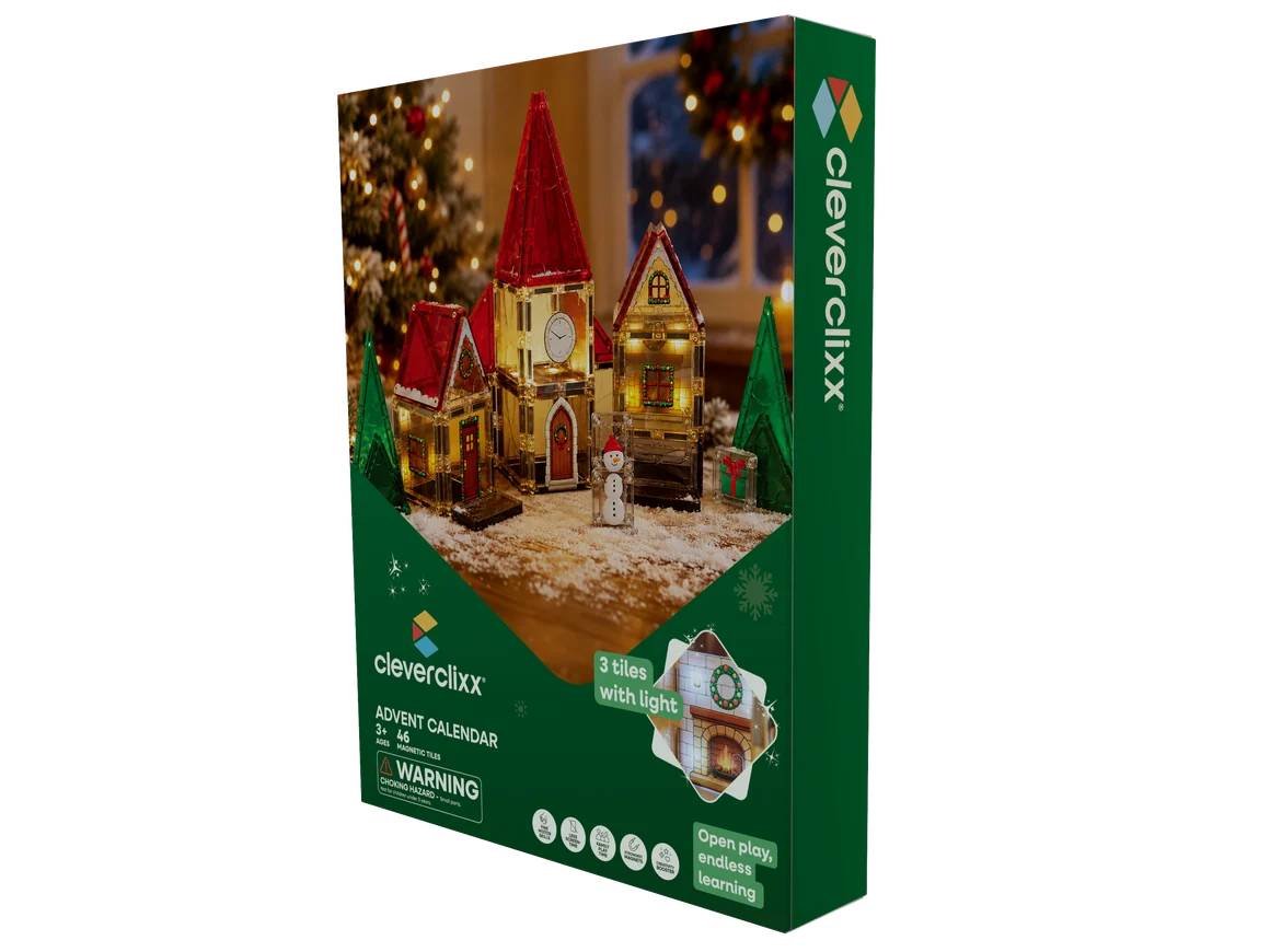 Cleverclixx – Christmas Village Advent Calendar (46 stuks)