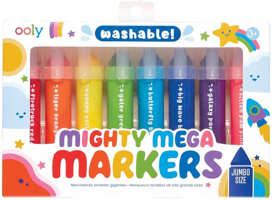 Ooly – Mighty Mega Markers (8 stuks)